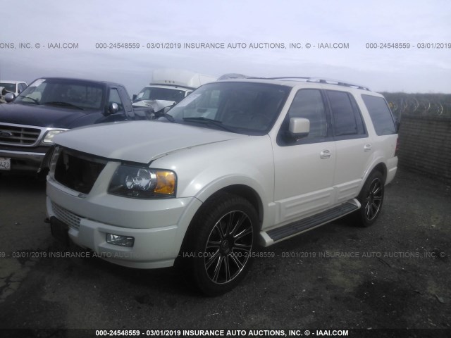 1FMFU20576LA40228 - 2006 FORD EXPEDITION LIMITED WHITE photo 2