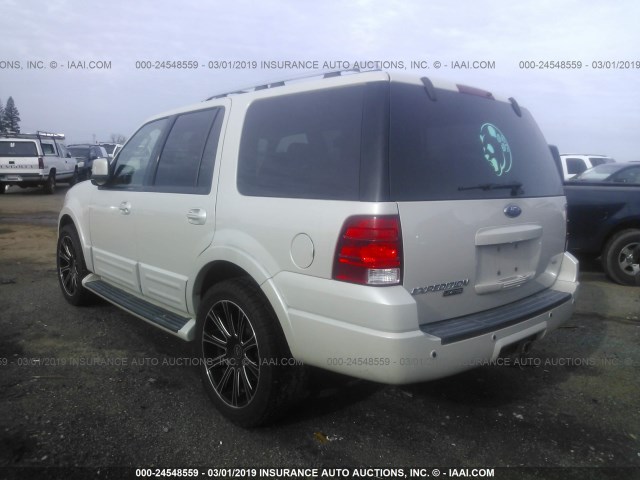 1FMFU20576LA40228 - 2006 FORD EXPEDITION LIMITED WHITE photo 3