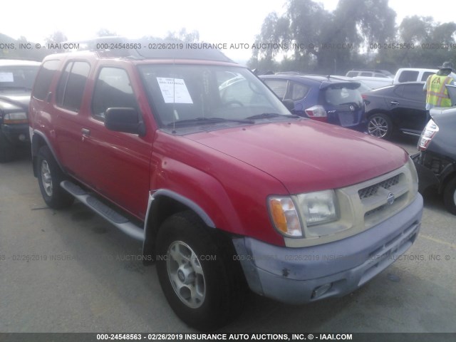 5N1ED28T6YC575133 - 2000 NISSAN XTERRA XE/SE RED photo 1