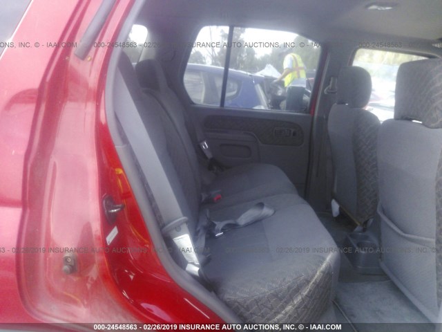 5N1ED28T6YC575133 - 2000 NISSAN XTERRA XE/SE RED photo 8