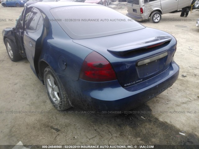 2G2WP552X61111640 - 2006 PONTIAC GRAND PRIX BLUE photo 3