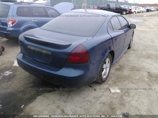2G2WP552X61111640 - 2006 PONTIAC GRAND PRIX BLUE photo 4