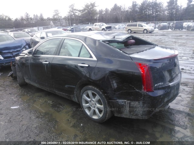 1G6AJ5S34D0120883 - 2013 CADILLAC ATS PERFORMANCE BLACK photo 3