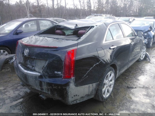 1G6AJ5S34D0120883 - 2013 CADILLAC ATS PERFORMANCE BLACK photo 4