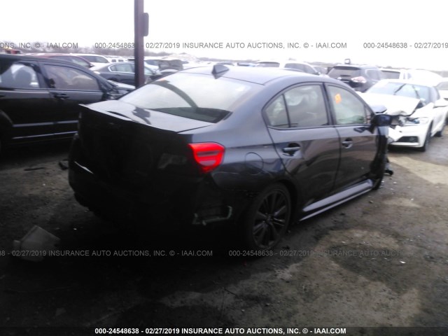 JF1VA1J67F9826060 - 2015 SUBARU WRX LIMITED GRAY photo 4