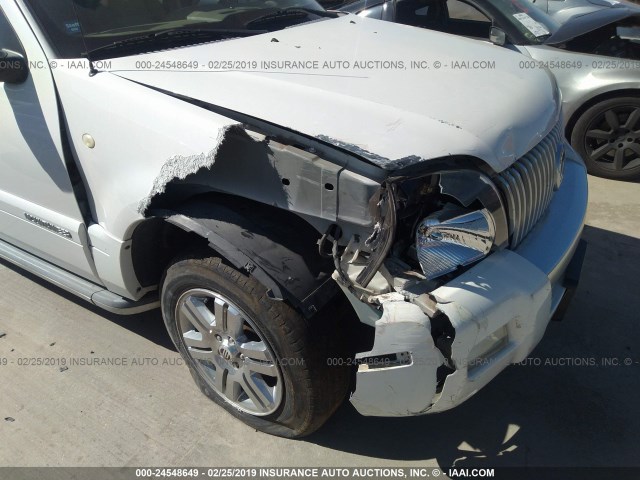 4M2EN3JE7AUJ03441 - 2010 MERCURY MOUNTAINEER PREMIER WHITE photo 6