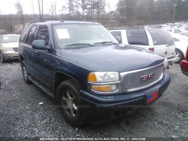 1GKEK63U45J195852 - 2005 GMC YUKON DENALI BLUE photo 1