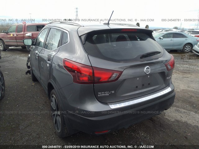 JN1BJ1CR2HW107830 - 2017 NISSAN ROGUE SPORT S/SV/SL GRAY photo 3