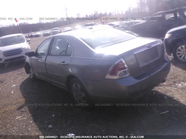 3FAHP06Z39R198015 - 2009 FORD FUSION S GRAY photo 3