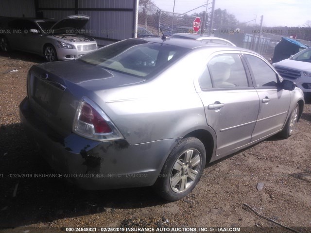 3FAHP06Z39R198015 - 2009 FORD FUSION S GRAY photo 4