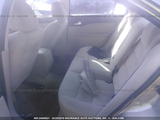 3FAHP06Z39R198015 - 2009 FORD FUSION S GRAY photo 8