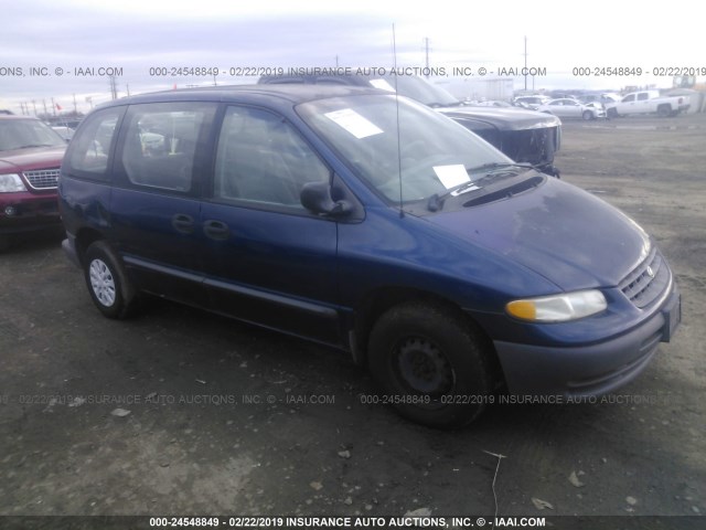 2C4GJ2537YR707074 - 2000 CHRYSLER VOYAGER Dark Blue photo 1