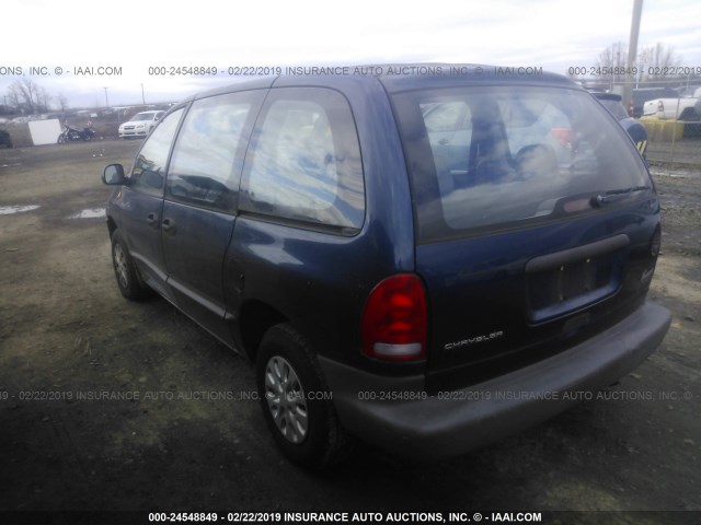 2C4GJ2537YR707074 - 2000 CHRYSLER VOYAGER Dark Blue photo 3