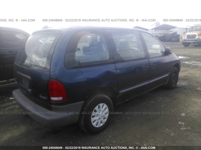 2C4GJ2537YR707074 - 2000 CHRYSLER VOYAGER Dark Blue photo 4