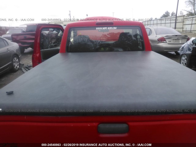 1FTYR10D47PA02921 - 2007 FORD RANGER RED photo 8