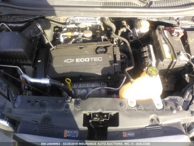 1G1JA5SH7D4211298 - 2013 CHEVROLET SONIC LS 灰色 照片 10