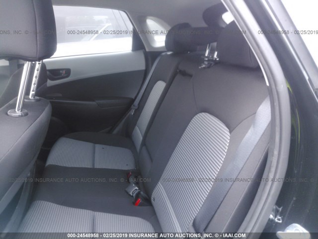 KM8K2CAA5JU114447 - 2018 HYUNDAI KONA SEL BLACK photo 8