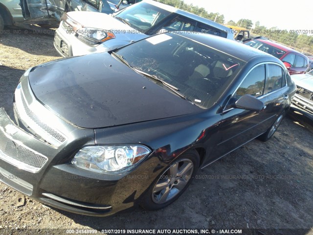 1G1ZD5EU7CF249989 - 2012 CHEVROLET MALIBU 2LT BLACK photo 2