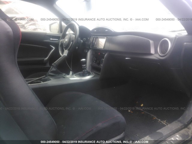 JF1ZNAA1XD1708445 - 2013 TOYOTA SCION FR-S GRAY photo 5