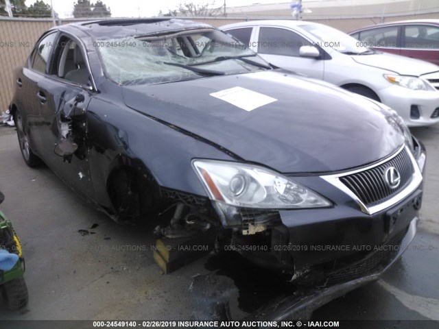 JTHBE262095023212 - 2009 LEXUS IS 350 GRAY photo 1