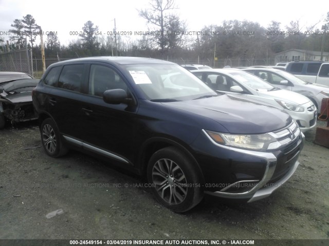 JA4AD2A38GZ063862 - 2016 MITSUBISHI OUTLANDER ES BLUE photo 1