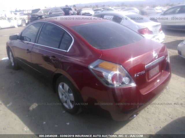 1N4AL21E27N495127 - 2007 NISSAN ALTIMA 2.5/2.5S RED photo 3