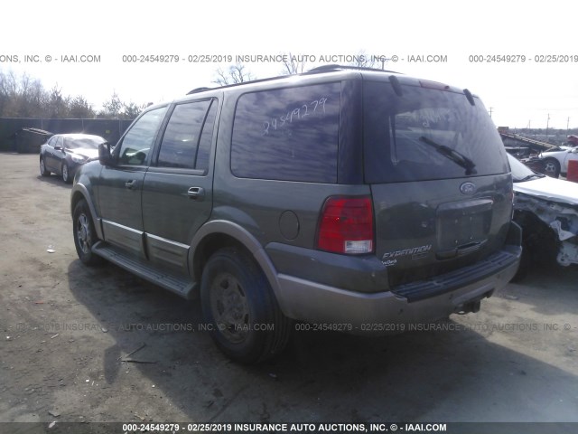 1FMFU18L04LA57480 - 2004 FORD EXPEDITION EDDIE BAUER GREEN photo 3