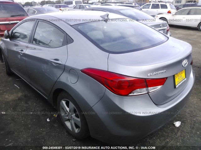 KMHDH4AE9DU900238 - 2013 HYUNDAI ELANTRA GLS/LIMITED GRAY photo 3