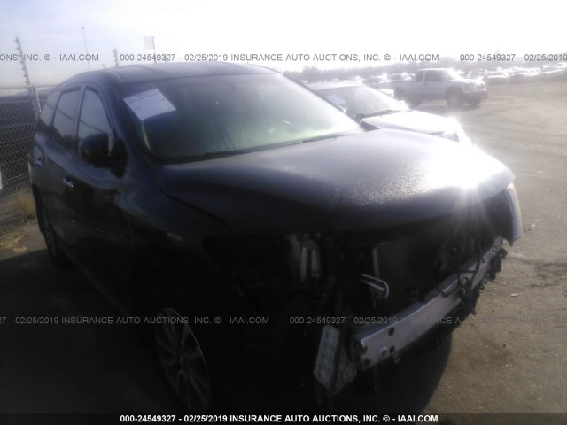 5N1AR2MN0DC647929 - 2013 NISSAN PATHFINDER S/SV/SL/PLATINUM BLACK photo 1