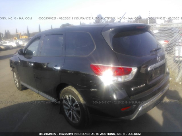 5N1AR2MN0DC647929 - 2013 NISSAN PATHFINDER S/SV/SL/PLATINUM BLACK photo 3