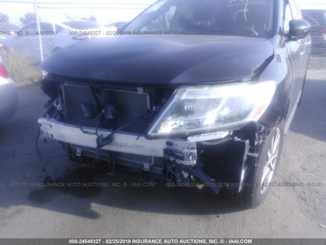 5N1AR2MN0DC647929 - 2013 NISSAN PATHFINDER S/SV/SL/PLATINUM BLACK photo 6