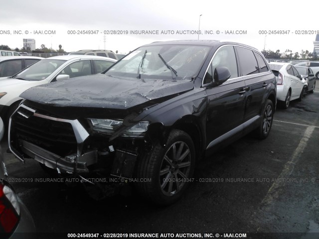 WA1LAAF77JD017421 - 2018 AUDI Q7 PREMIUM PLUS BLACK photo 2