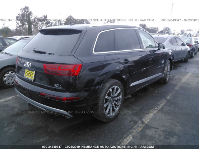 WA1LAAF77JD017421 - 2018 AUDI Q7 PREMIUM PLUS BLACK photo 4