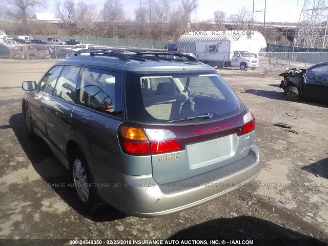 4S3BH675237660705 - 2003 SUBARU LEGACY OUTBACK AWP 绿色 照片 3
