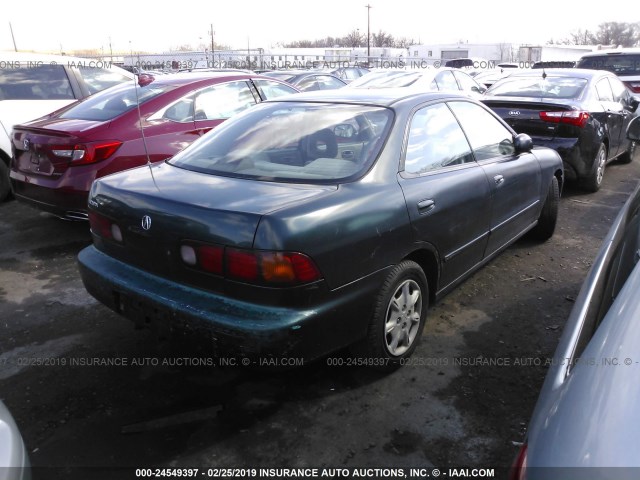 JH4DB7658TS009897 - 1996 ACURA INTEGRA LS GREEN photo 4