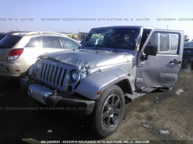 1C4BJWEGXDL594213 - 2013 JEEP WRANGLER UNLIMITE SAHARA GRAY photo 6