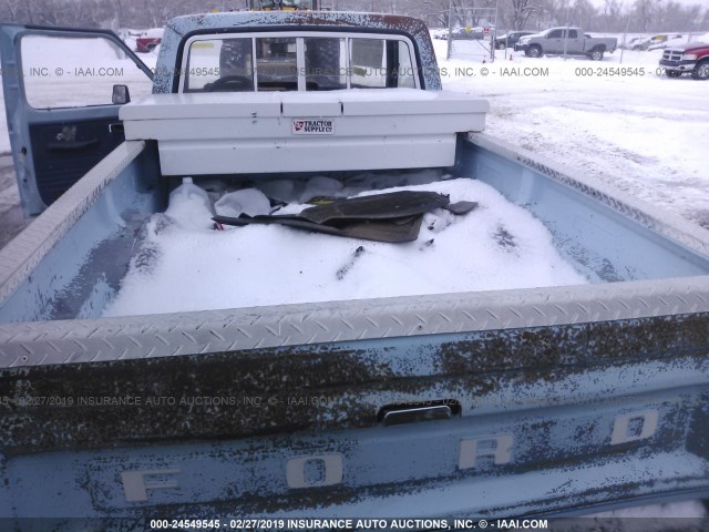 1FTCR11A6GUC56503 - 1986 FORD RANGER BLUE photo 8