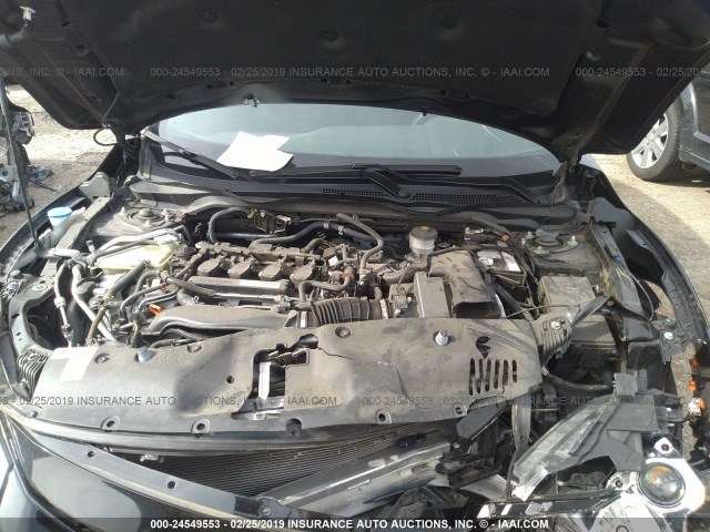 SHHFK7H46HU207380 - 2017 HONDA CIVIC SPORT Schwarz Foto 10