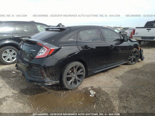 SHHFK7H46HU207380 - 2017 HONDA CIVIC SPORT Schwarz Foto 4