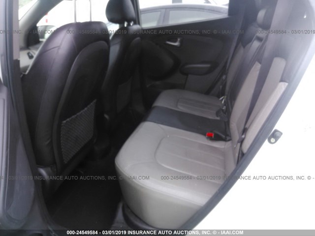 KM8JUCACXCU403169 - 2012 HYUNDAI TUCSON GLS/LIMITED 白色 照片 8