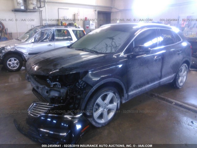 5LMCJ1A9XFUJ28527 - 2015 LINCOLN MKC BLACK photo 2