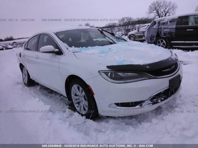 1C3CCCAB0FN623463 - 2015 CHRYSLER 200 LIMITED WHITE photo 1