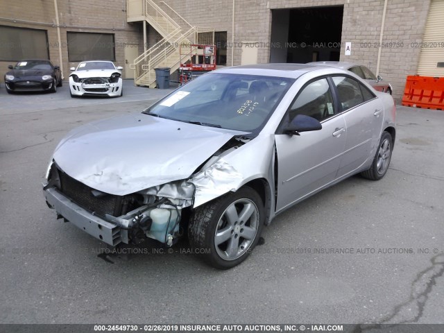 1G2ZH558064254762 - 2006 PONTIAC G6 GT SILVER photo 2