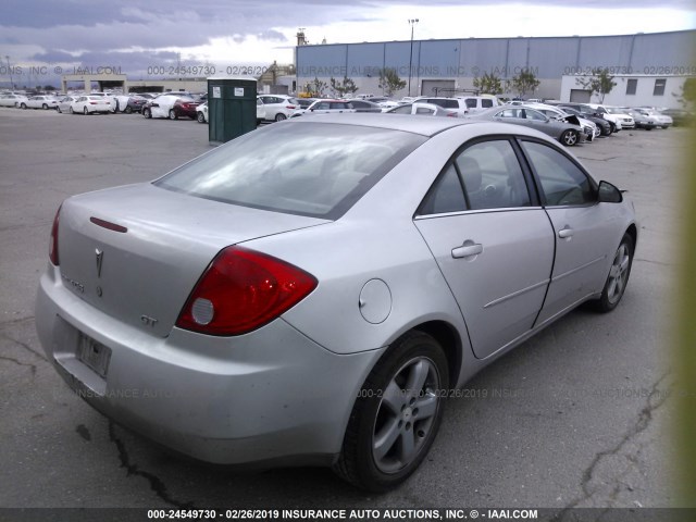 1G2ZH558064254762 - 2006 PONTIAC G6 GT SILVER photo 4