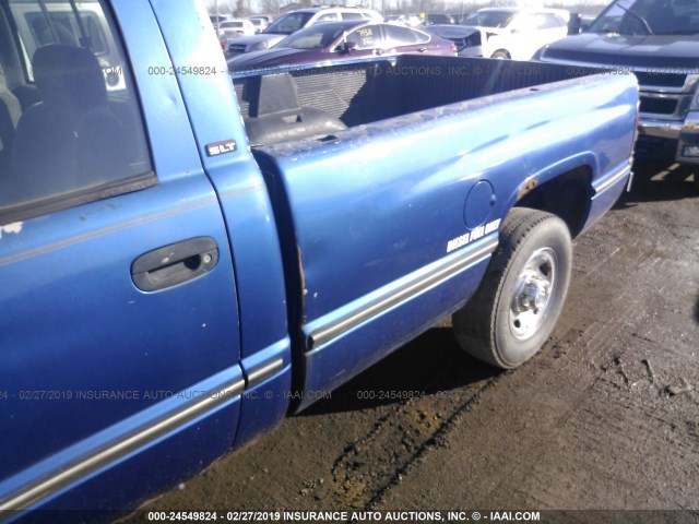 1B7KC26C1TS670422 - 1996 DODGE RAM 2500 BLUE photo 8