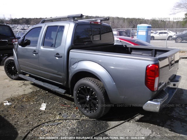 1N6AD0ER3HN738113 - 2017 NISSAN FRONTIER S/SV/SL/PRO-4X GRAY photo 3