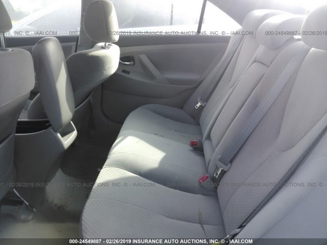 4T1BE46KX7U187434 - 2007 TOYOTA CAMRY NEW GENERAT CE/LE/XLE/SE SILVER photo 8