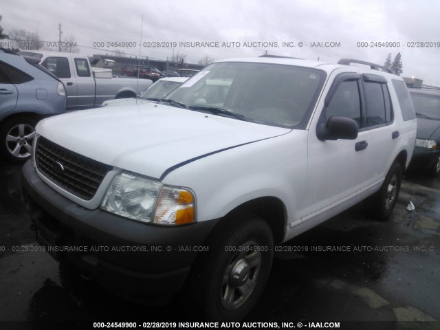 1FMZU72K33ZA85429 - 2003 FORD EXPLORER XLS/XLS SPORT WHITE photo 2