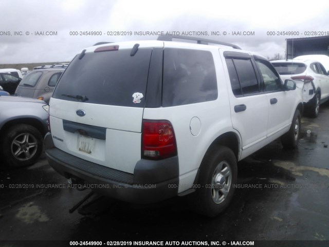 1FMZU72K33ZA85429 - 2003 FORD EXPLORER XLS/XLS SPORT WHITE photo 4