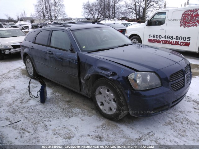 2D4FV48T15H508971 - 2005 DODGE MAGNUM SE BLUE photo 1